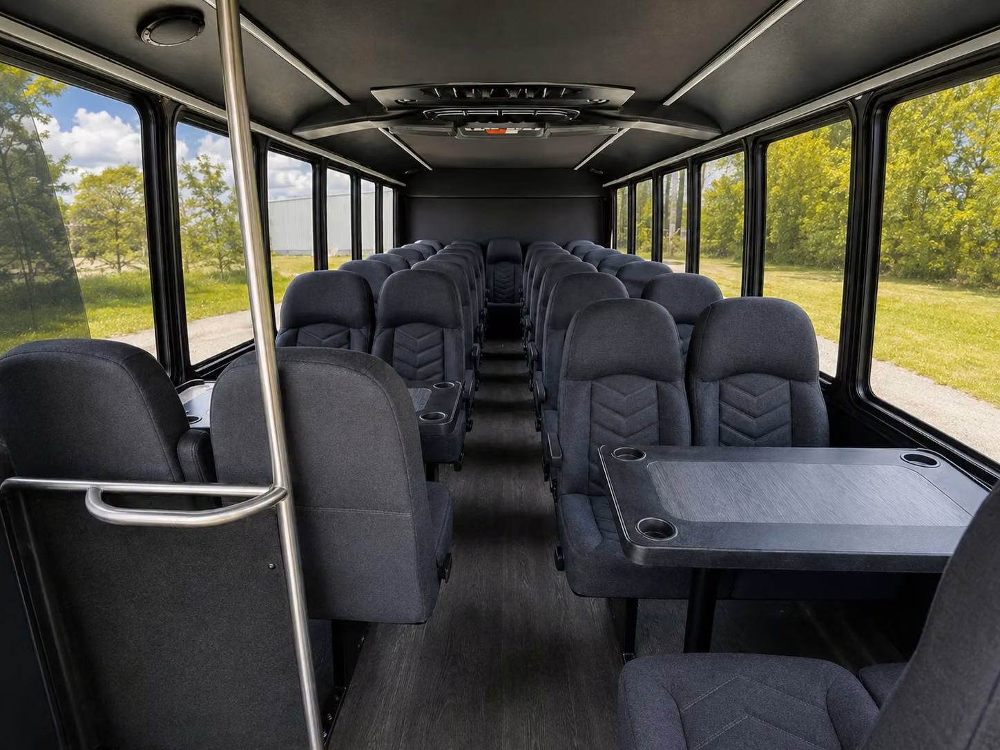 18 passenger minibus inside