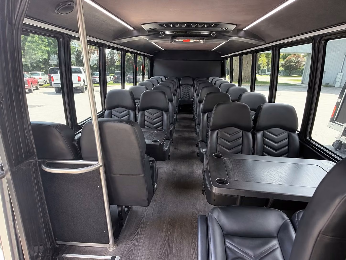18 passenger minibus interior