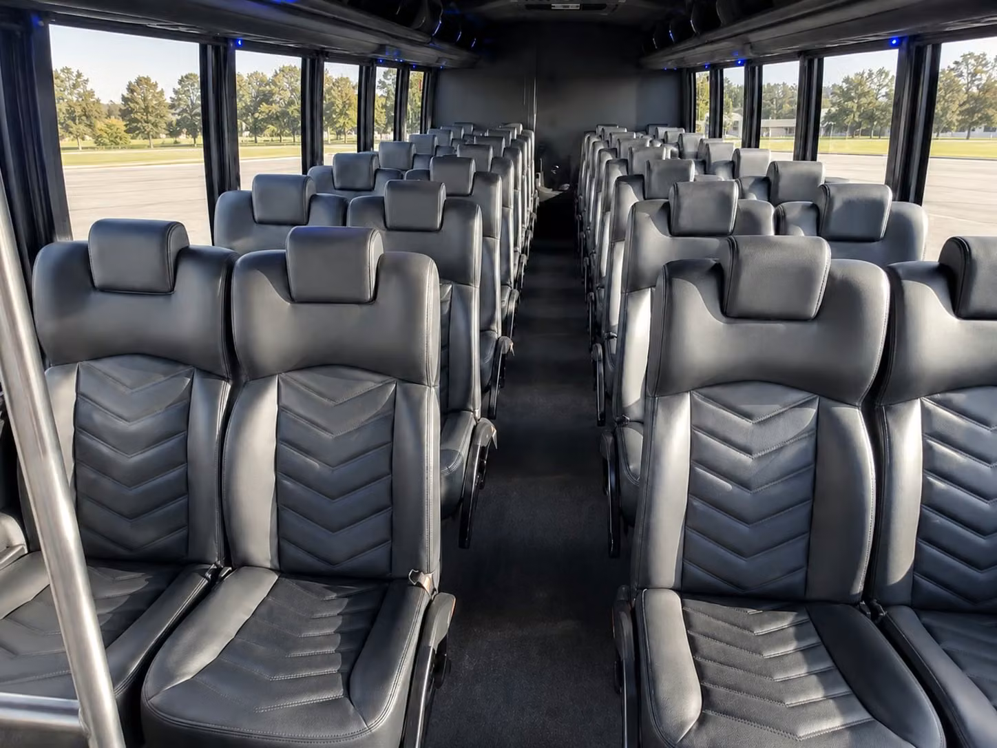 20 passenger minibus interior