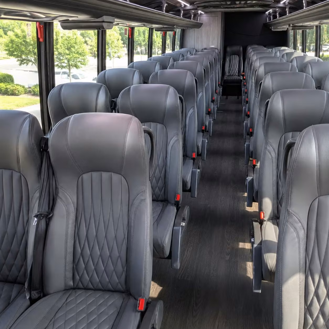 25 passenger minibus interior