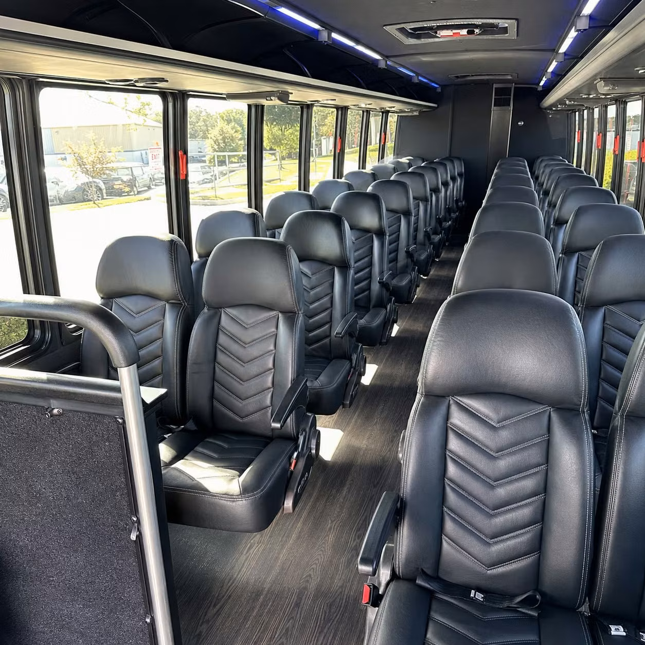 30 passenger minibus inside
