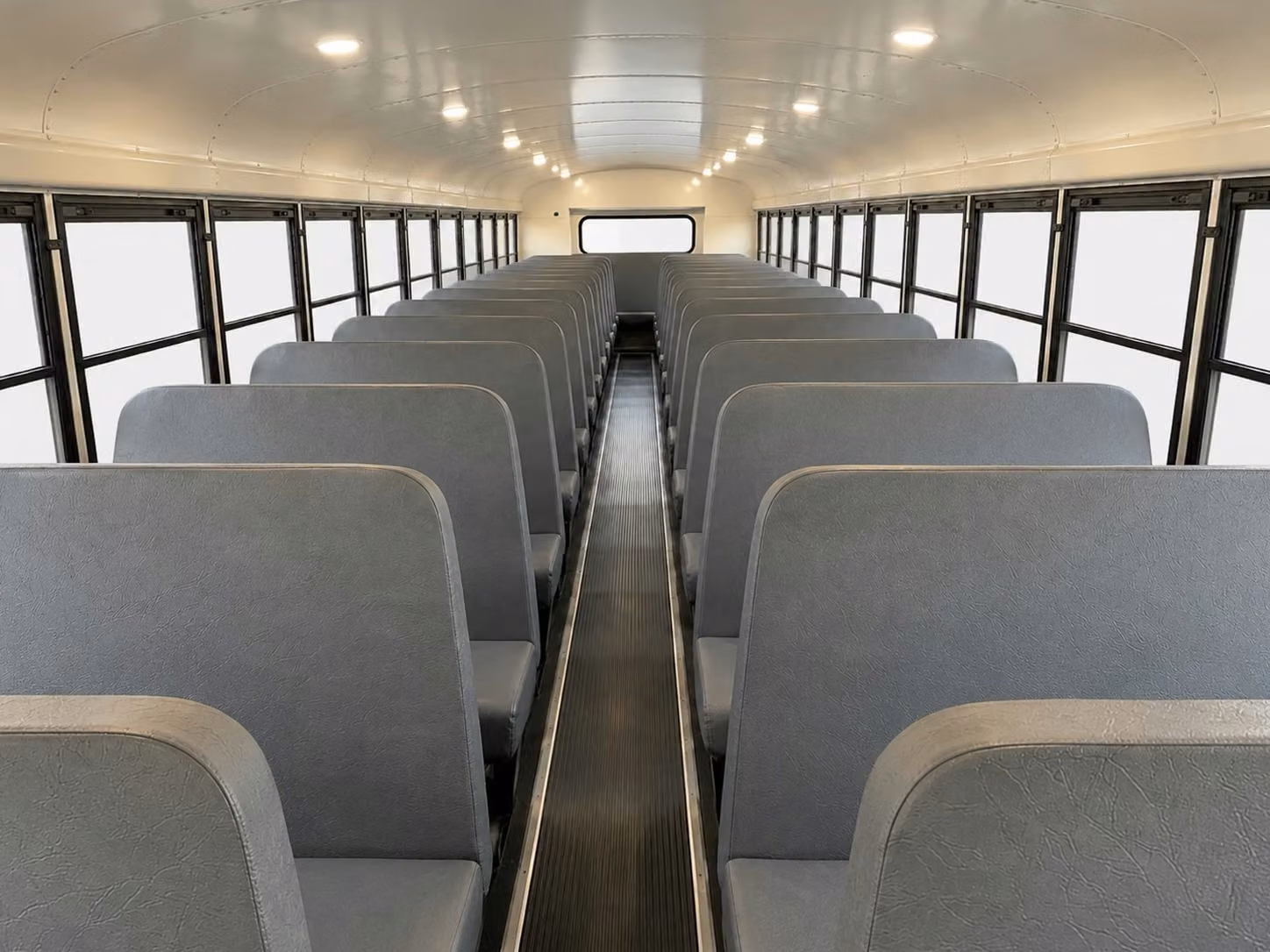 school bus interior